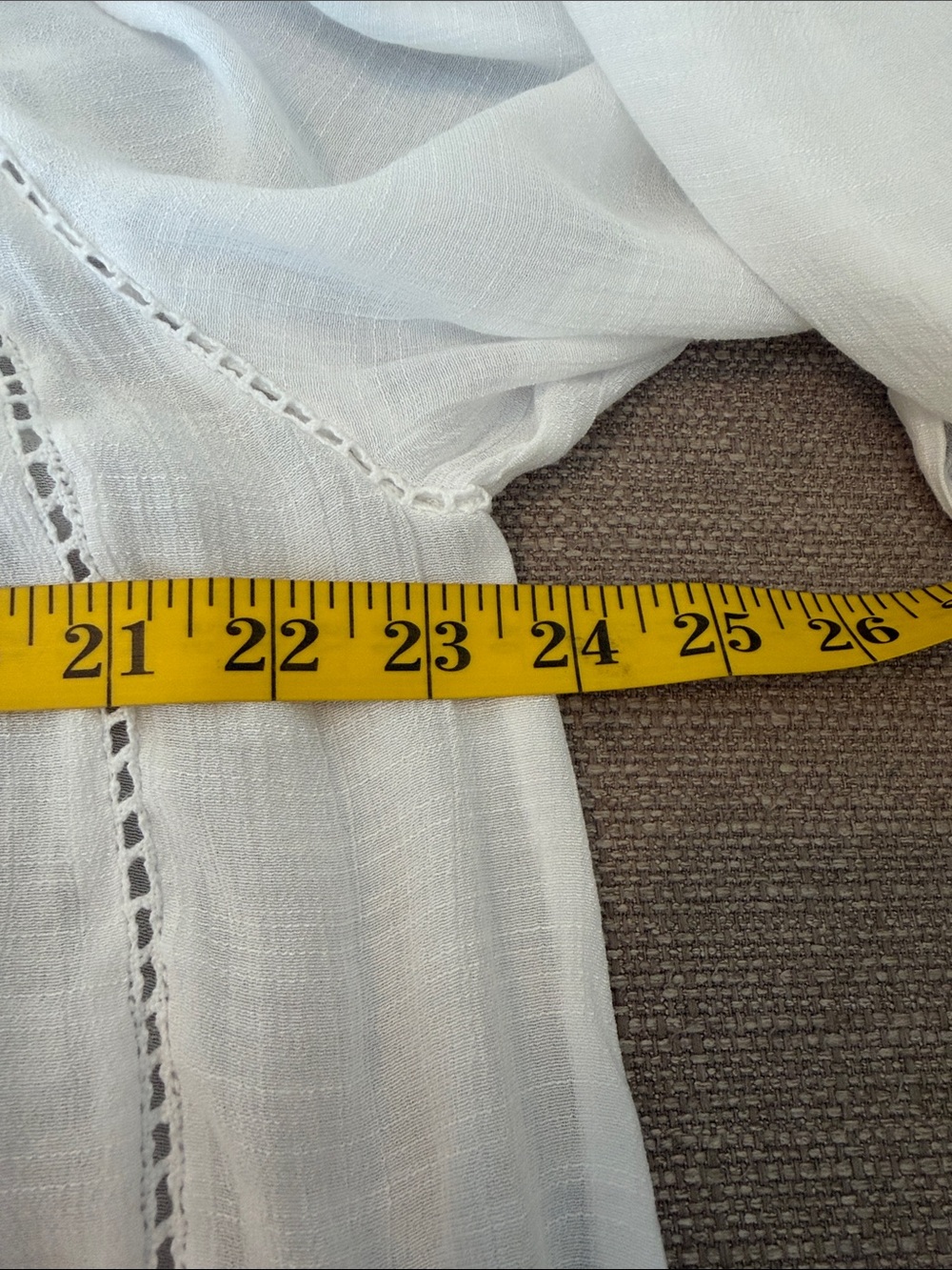 Zac & Rachel White Pintuck Peasant Blouse - Picture 7 of 8